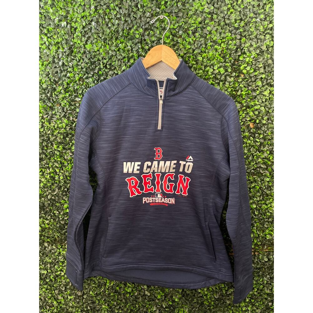 2016 Boston Majestic Postseason we came to Reign Pullover Women’s Size M
